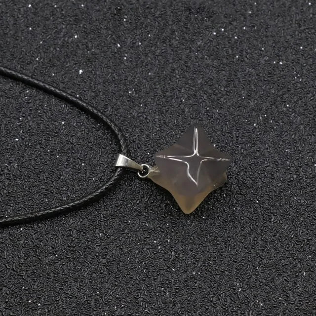 3D Six-pointed Star Necklace