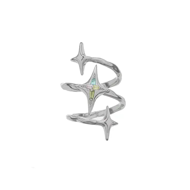 Star Adjustable Ring Set